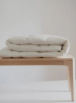 Organic cotton and wool duvet