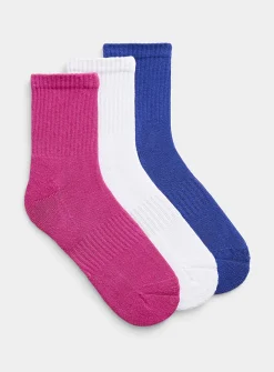 Organic cotton athletic socks