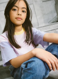 Organic cotton colour blocks T-shirt