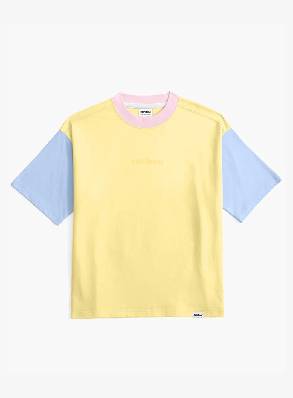 Organic cotton colour blocks T-shirt