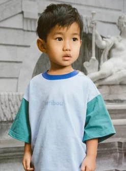 Organic cotton colour blocks T-shirt