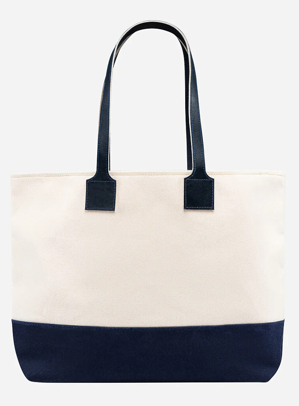 Organic cotton contrasting tote bag