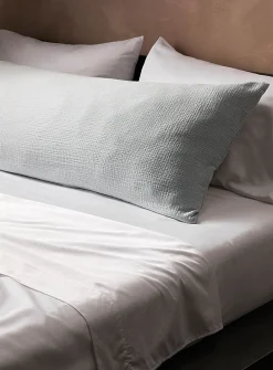 Organic cotton gauze body pillow sham
