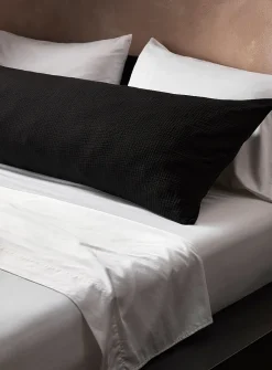 Organic cotton gauze body pillow sham