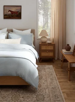 Organic cotton gauze duvet cover set