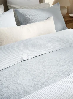 Organic cotton gauze duvet cover set