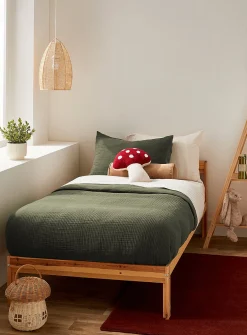 Organic cotton gauze duvet cover set