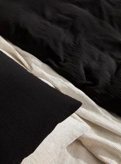 Organic cotton gauze duvet cover set