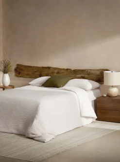 Organic cotton gauze duvet cover set