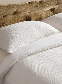 Organic cotton gauze duvet cover set