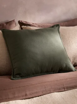 Organic cotton gauze removable-cover cushion