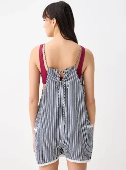 Organic cotton gauze romper