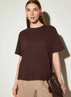 Organic cotton loose boxy-fit T-shirt