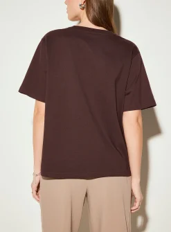 Organic cotton loose boxy-fit T-shirt