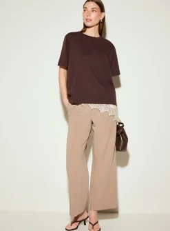 Organic cotton loose boxy-fit T-shirt