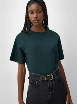Organic cotton loose boxy-fit T-shirt