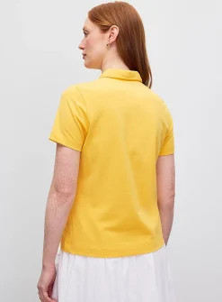 Organic cotton plain polo shirt