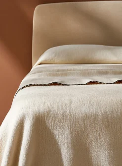Organic cotton plush blanket