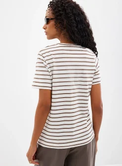 Organic cotton striped T-shirt