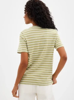Organic cotton striped T-shirt