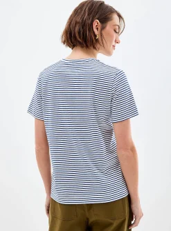 Organic cotton striped T-shirt