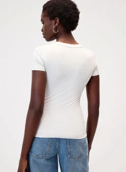 Organic cotton V-neck T-shirt