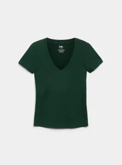 Organic cotton V-neck T-shirt