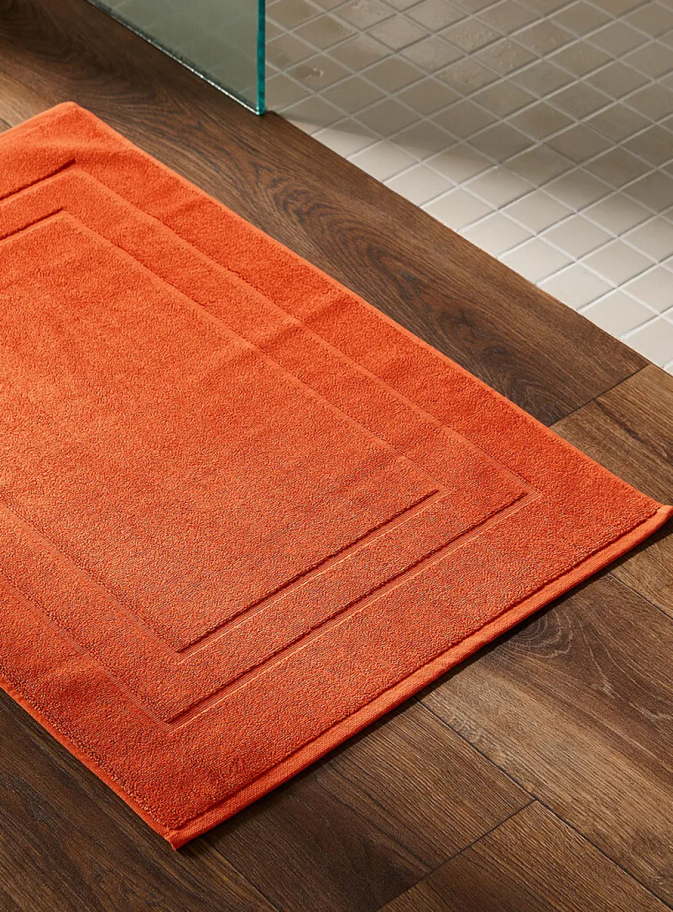Organic Turkish cotton bath mat