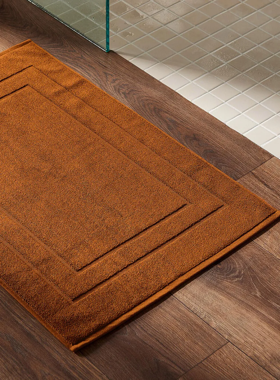 Organic Turkish cotton bath mat