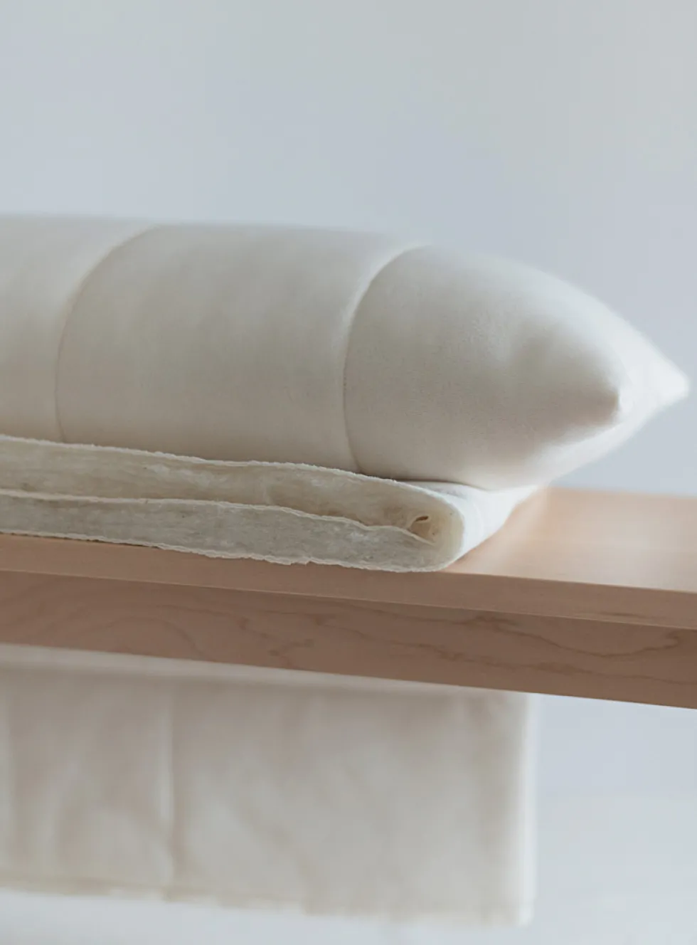 Organic wool and latex pillow