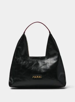 Origami small calf leather bag