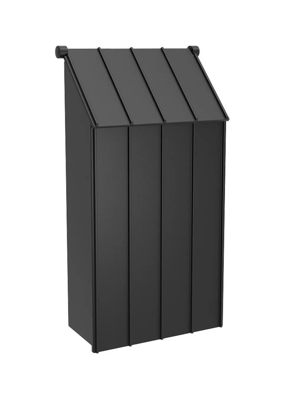 Oslo vertical slatted mailbox