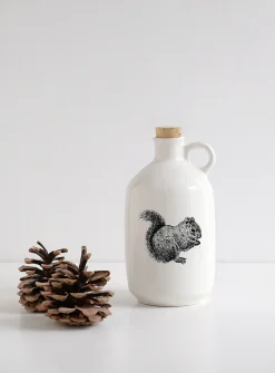 Our animals maple syrup jar