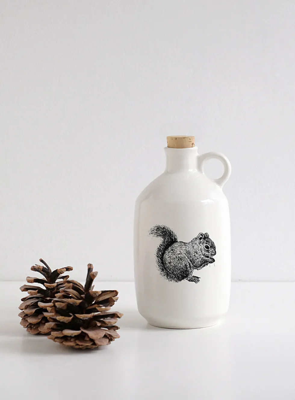 Our animals maple syrup jar