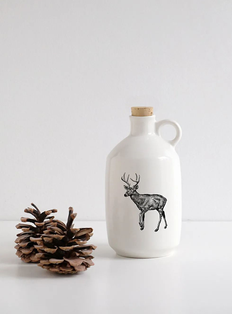 Our animals maple syrup jar