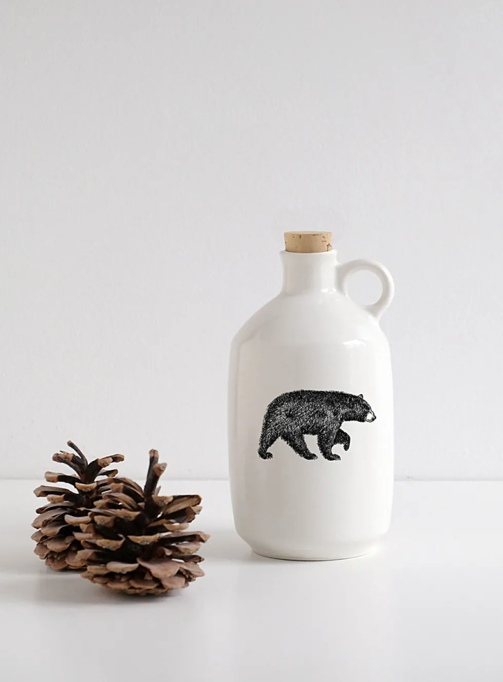 Our animals maple syrup jar