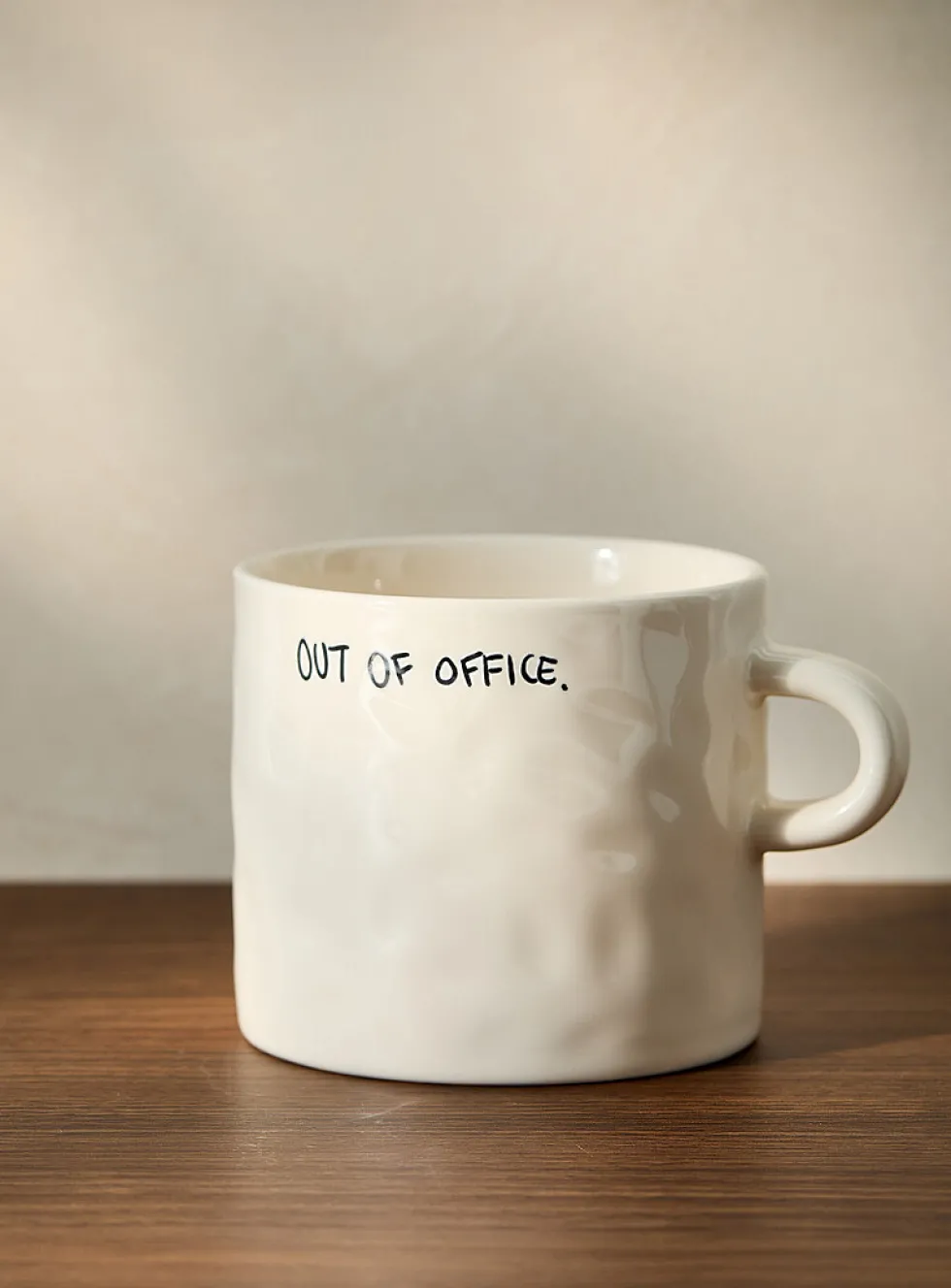 Out Of Office embossed mug