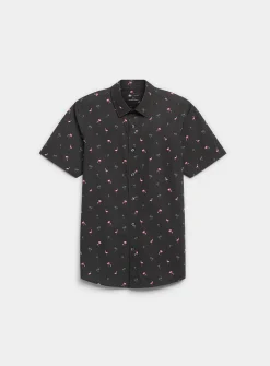 Outdoor mini-pattern shirt