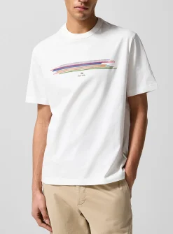 Overlapping stripes T-shirt