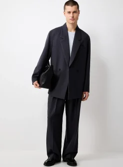 Oversized double-breasted jacket