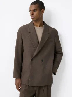 Oversized double-breasted jacket