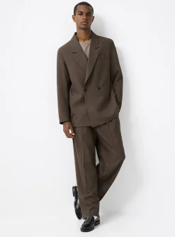 Oversized double-breasted jacket