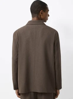 Oversized double-breasted jacket