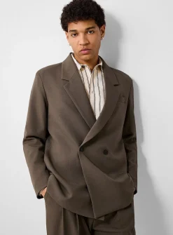 Oversized double-breasted jacket