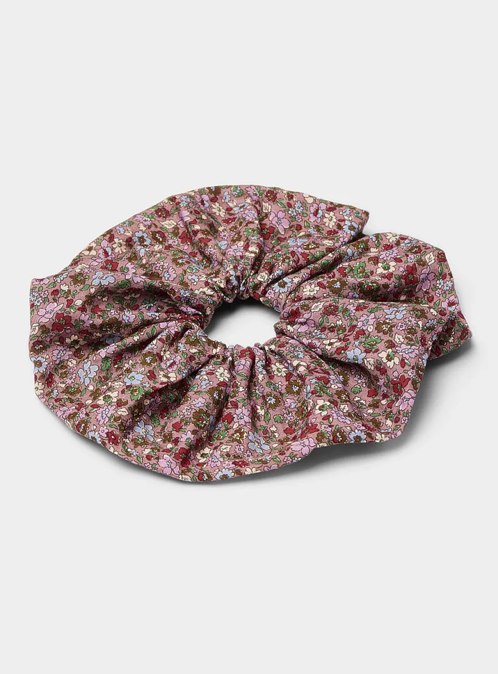 Oversized floral scrunchie