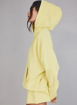 Oversized French terry hoodie