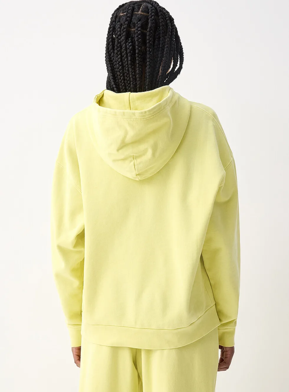 Oversized French terry hoodie