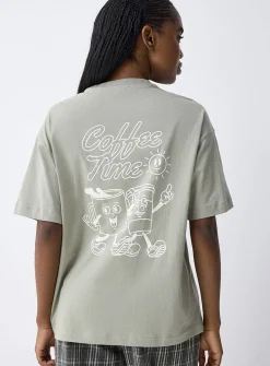 Oversized graphic-print T-shirt