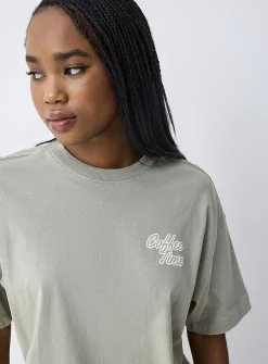 Oversized graphic-print T-shirt