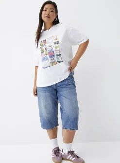 Oversized graphic-print T-shirt